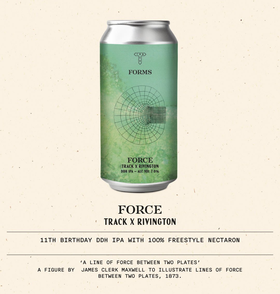 Force w/ Rivington | 11th Birthday DDH IPA w/ 100% Freestyle Nectaron | 7.0%