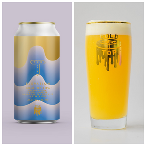 Gold Top Glass + Elevation | Gold Top DIPA | 8.4%