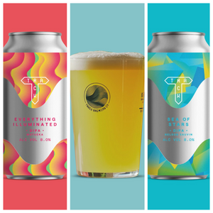 Gift Packs - Two Cans & A Wave Logo Pint Glass