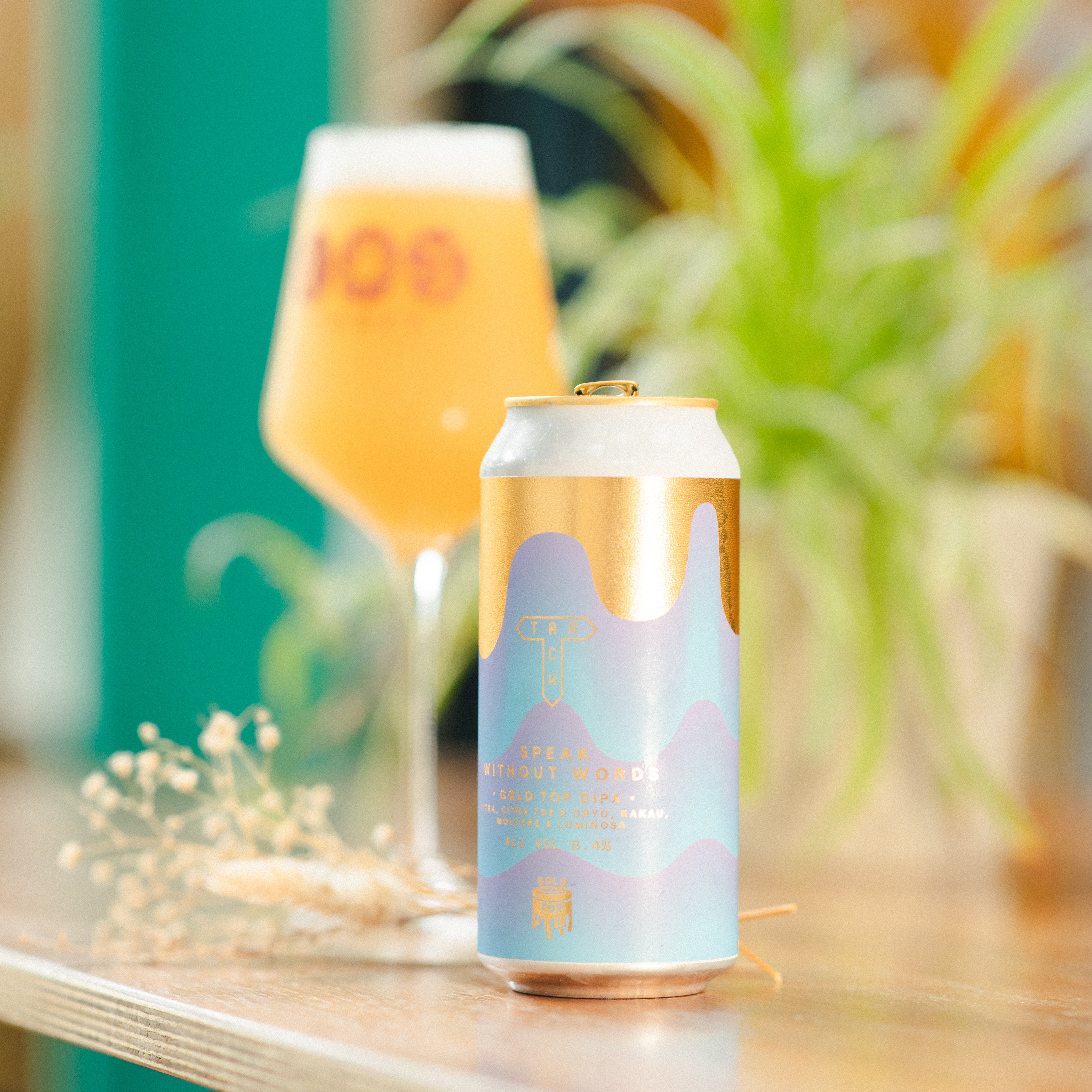 Speak Without Words | Gold Top DIPA w/ Citra, Citra 702, Citra Cryo, Rakau, Moutere & Luminosa | 8.4%