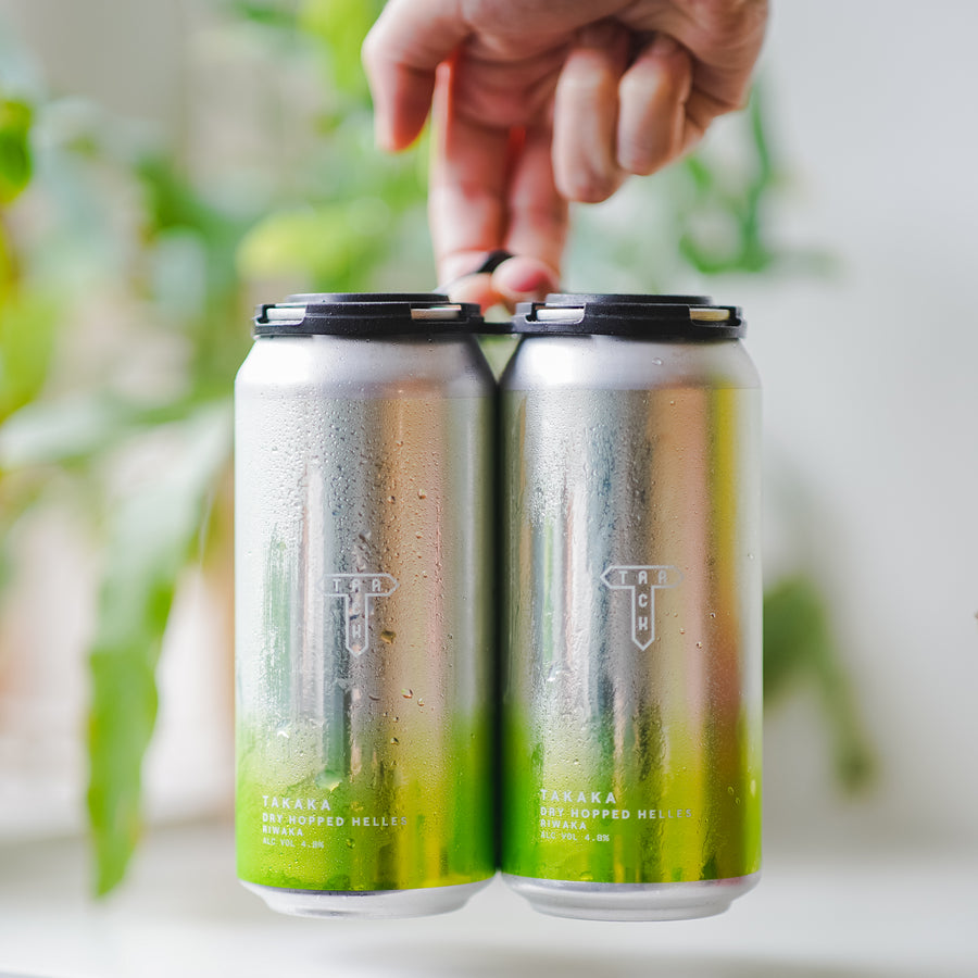 Takaka | Riwaka Dry-Hopped Helles | 4.8% | 4-Pack