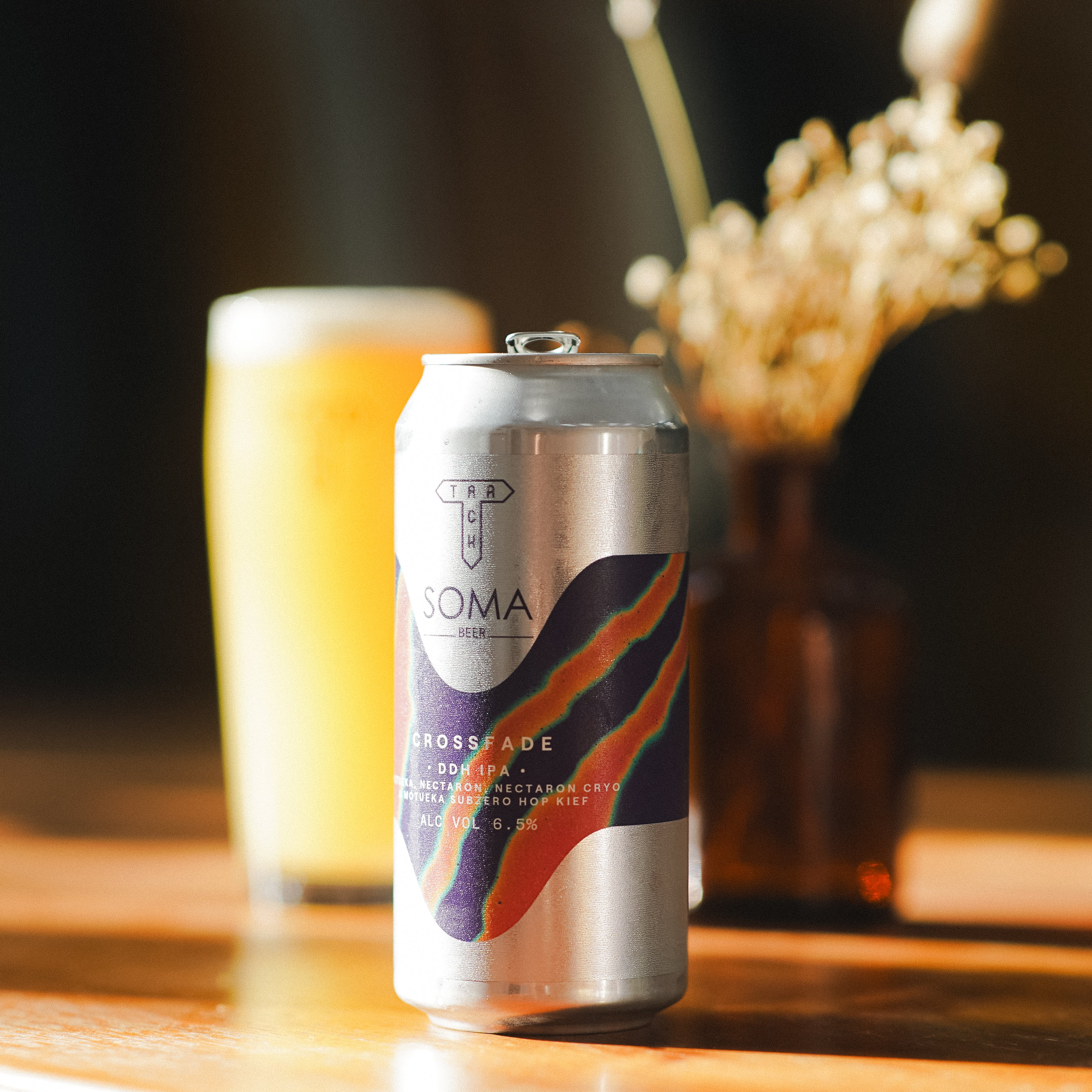 Crossfade w/ SOMA | DDH IPA w/ Motueka, Nectaron, Nectaron Cryo & Motueka Sub Zero Hop Kief | 6.5%