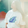 Water Flows Tee in Ecru - Track Brewing Company Limited