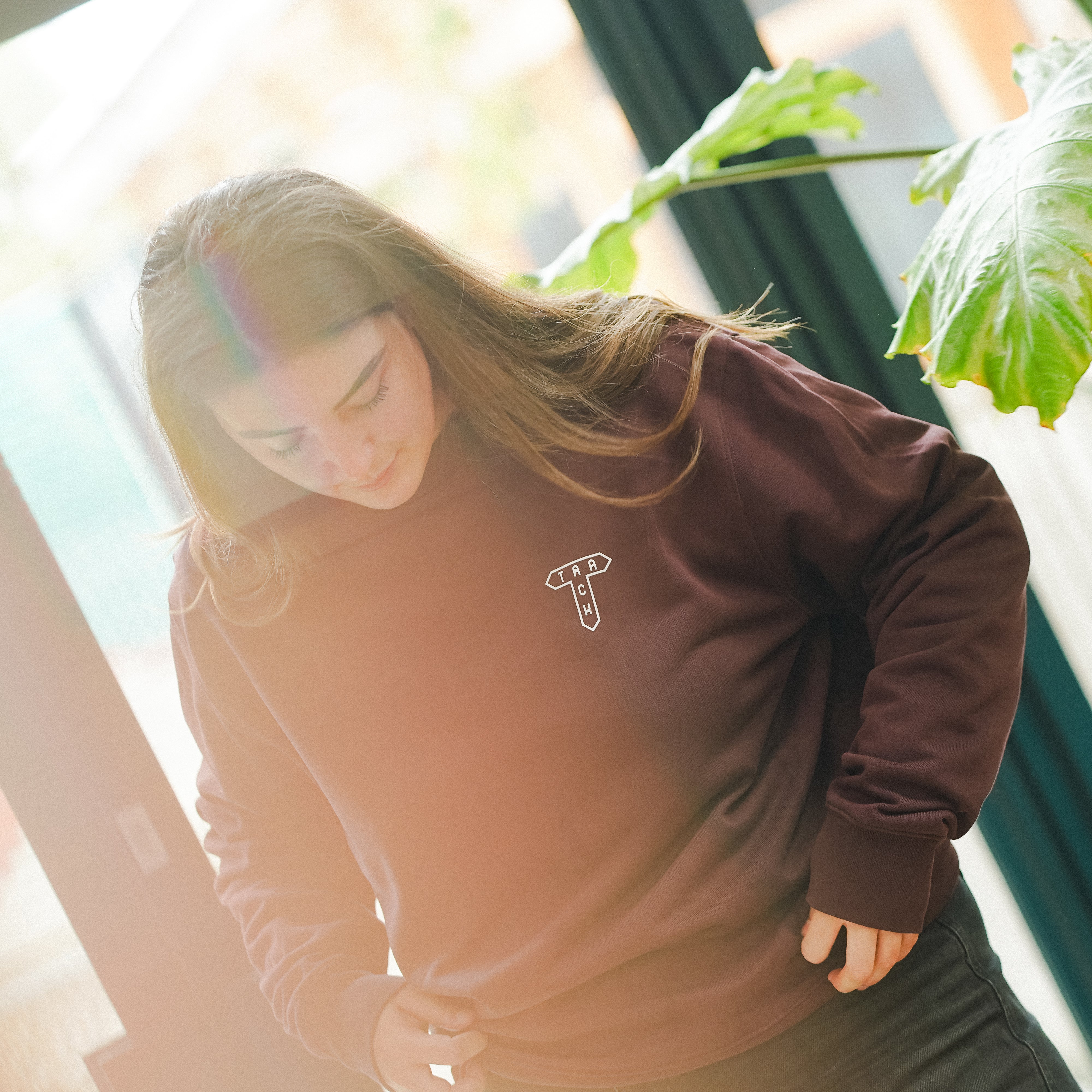 Logo Sweatshirt - Mahogany