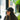 Track Branded Five-Panel Cap in Black w/ Black
