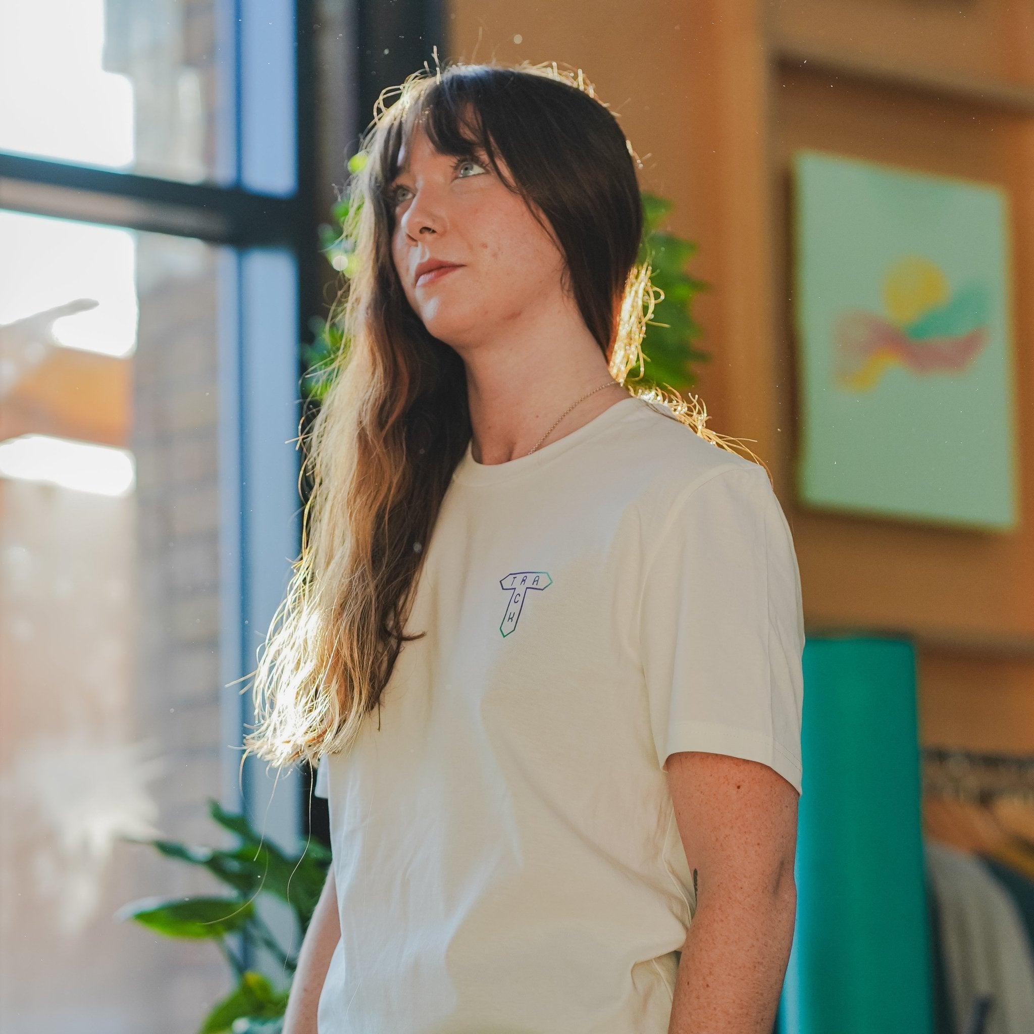 10 Orbits T-Shirt in Natural White - Track Brewing Company Limited