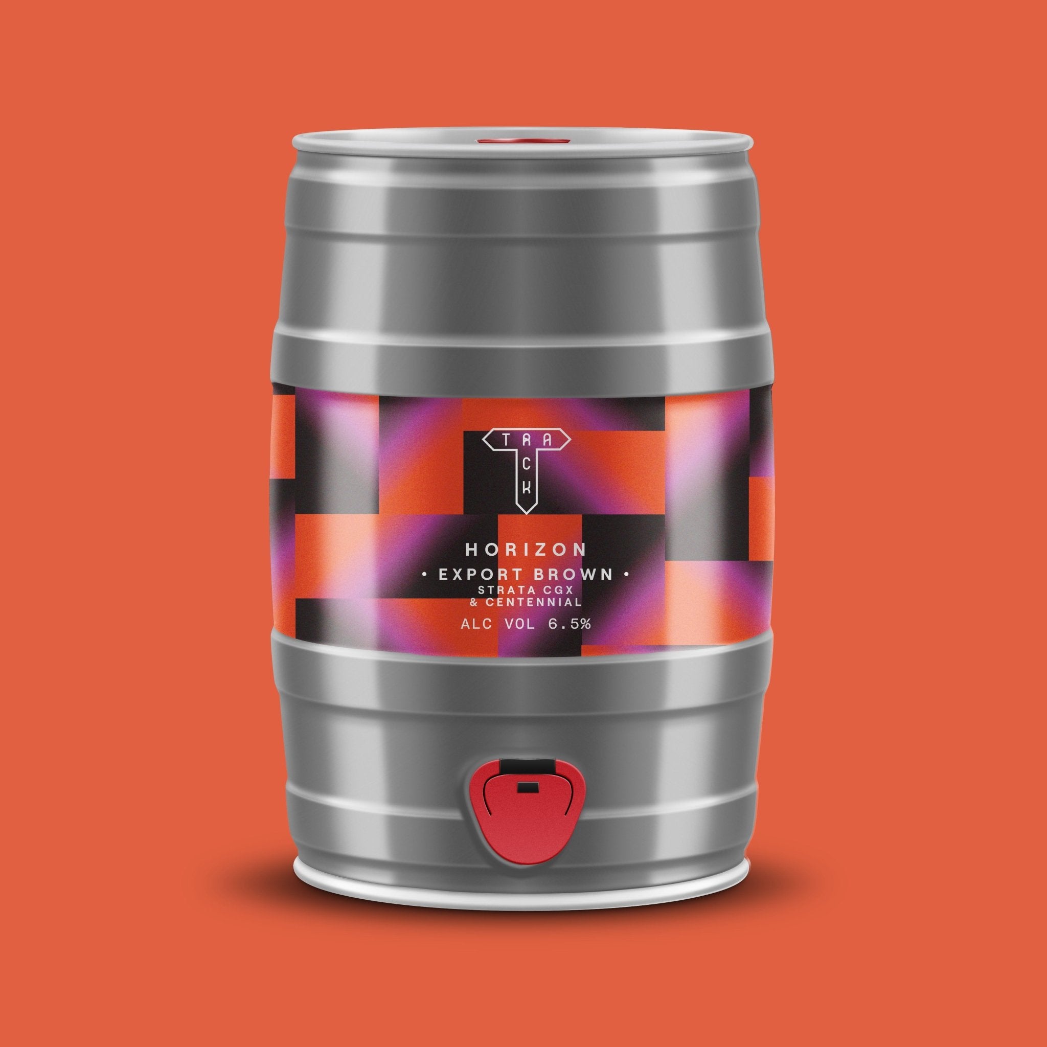 Horizon | Export Brown w/ Strata CGX & Centennial | 6.5% | 5 Litre Mini Cask - Track Brewing Company Limited