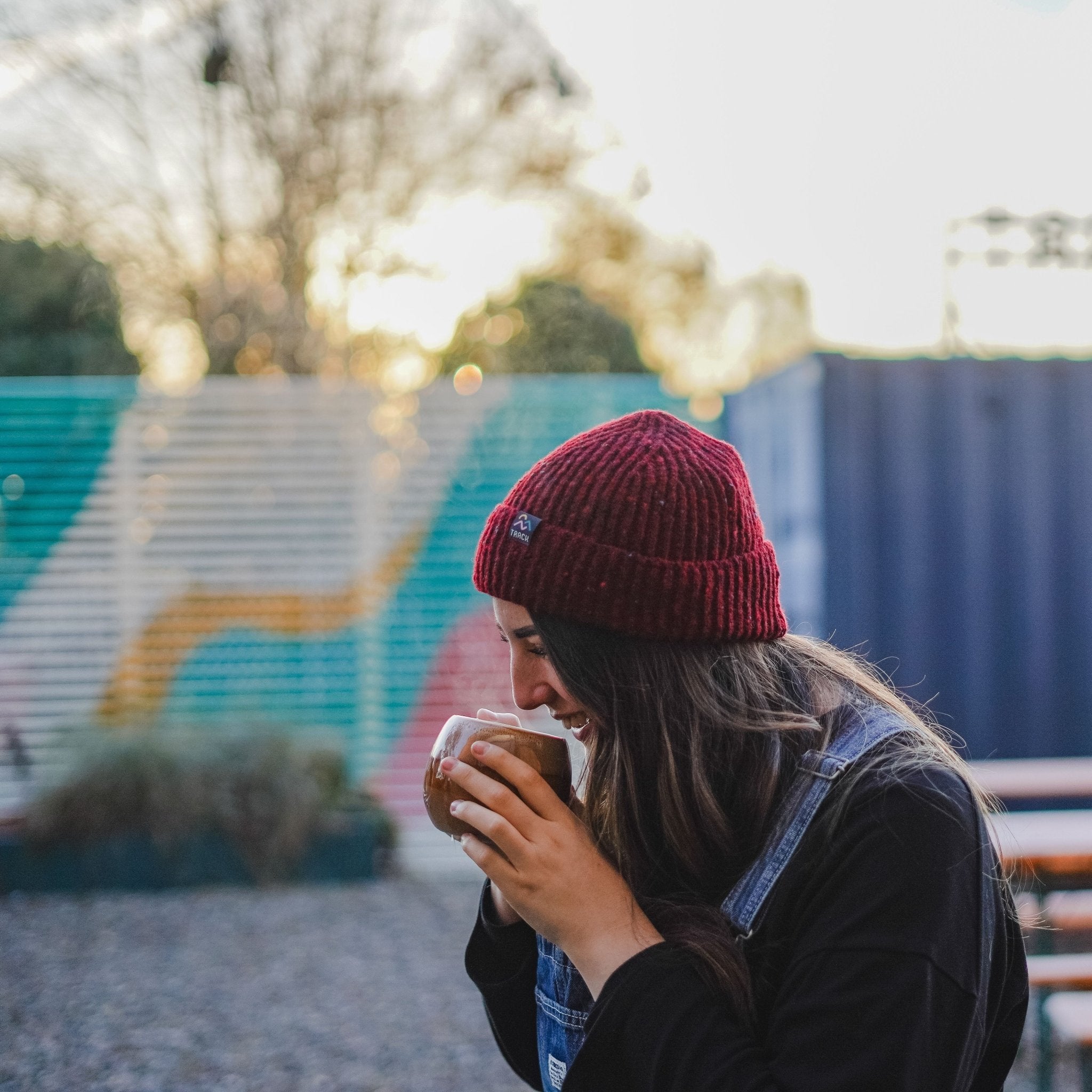 Donegal Beanie - Burgundy Flecked - Track Brewing Company Limited