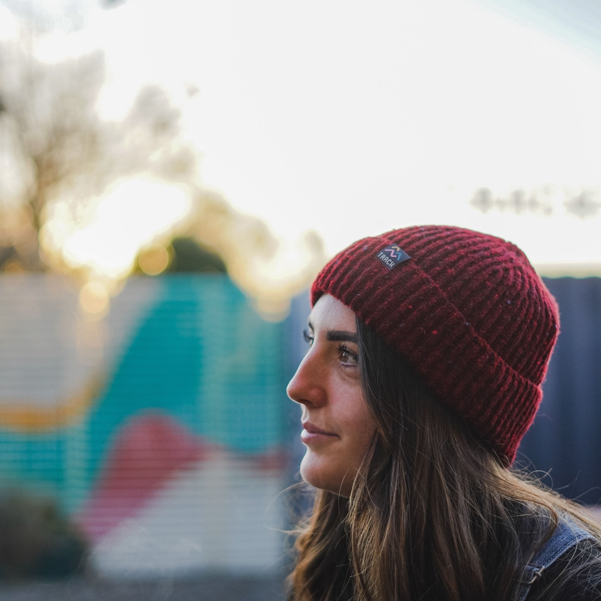 Donegal Beanie - Burgundy Flecked - Track Brewing Company Limited