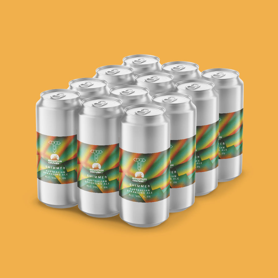 Shimmer w/ Mountain Culture Beer Co | Australian Sparkling Ale | 5.6% | 12-Pack
