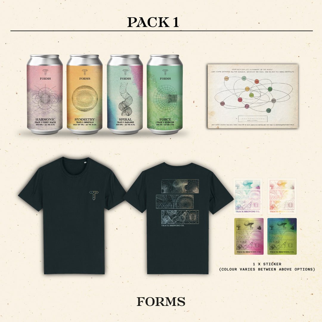 FORMS - Drop 1 - Mixed 4-Pack w/ Black T-Shirt