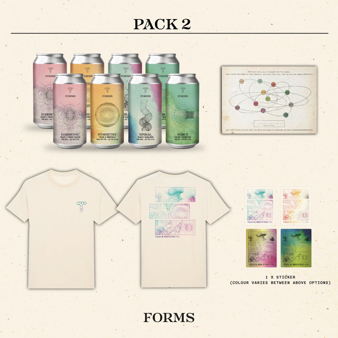FORMS - Drop 1 - Mixed 8-Pack w/ Natural T-Shirt