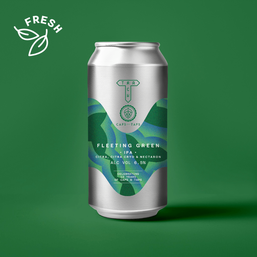 Fleeting Green w/ Caps and Taps | IPA w/ Nectaron, Citra, & Citra Cryo | 6.5% - Track Brewing Company Limited