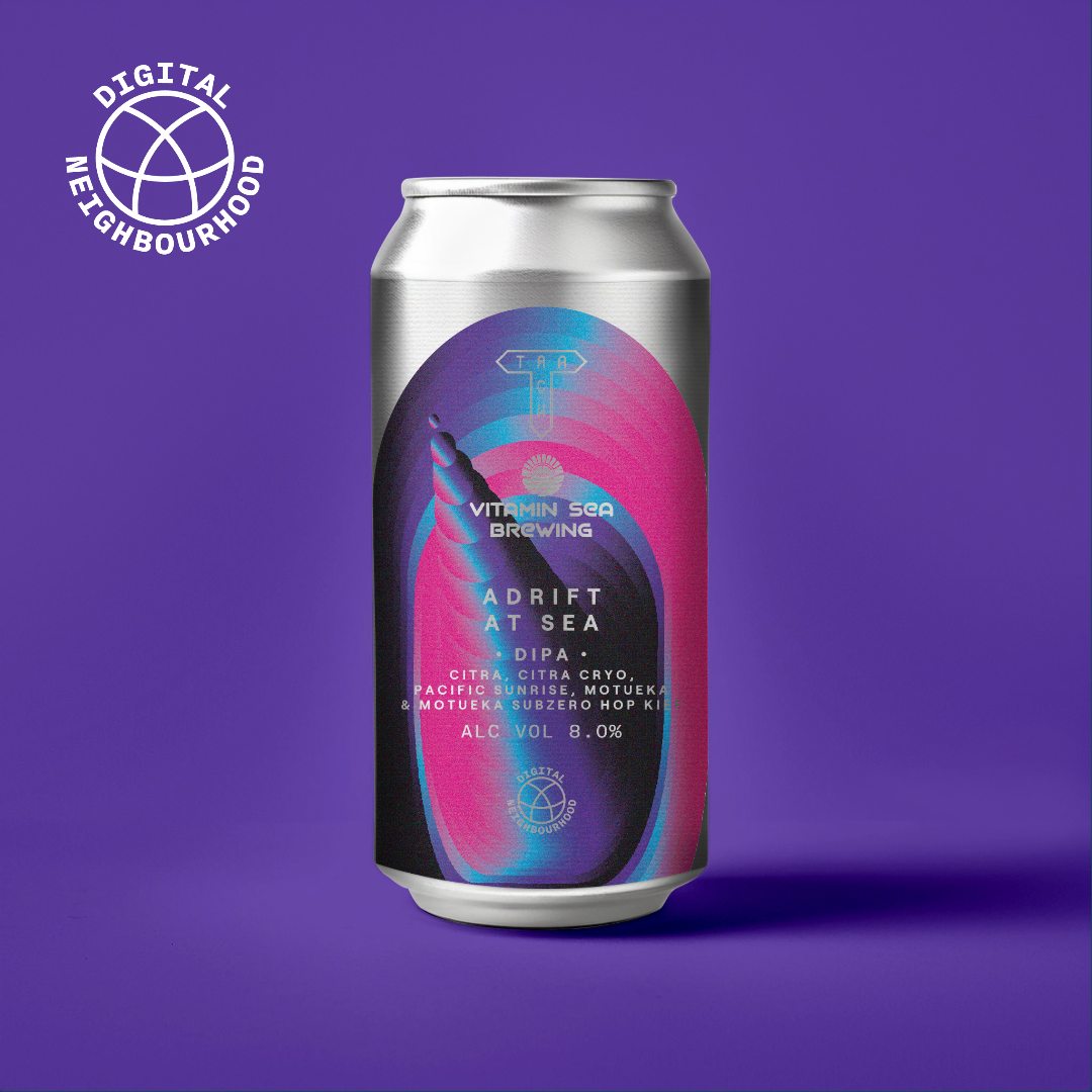 Adrift At Sea w/ Vitamin Sea (WTTN #7) | DIPA w/ Citra, Citra Cryo, Pacific Sunrise, Motueka & Motueka SubZero Hop Kief | 8.0%