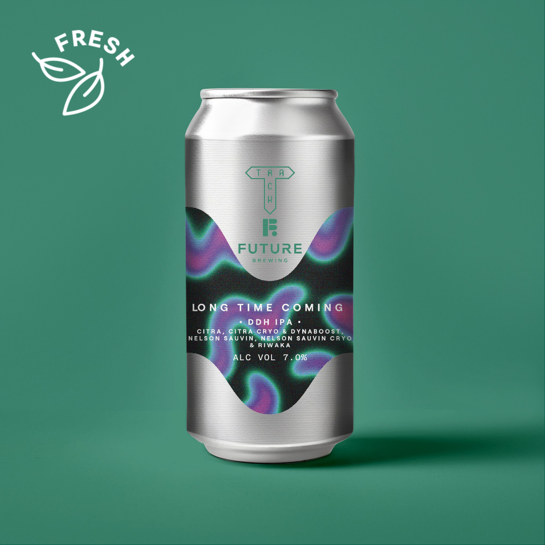 Long Time Coming w/ Future Brewing | DDH IPA w Citra, Citra Dynaboost, Citra Cryo, Nelson Sauvin, Nelson Sauvin Cryo & Riwaka | 7.0%