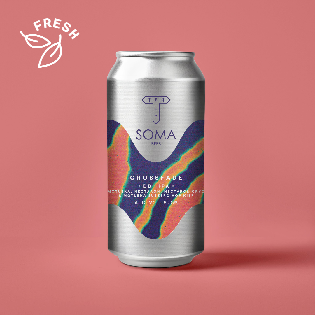 Crossfade w/ SOMA | DDH IPA w/ Motueka, Nectaron, Nectaron Cryo & Motueka Sub Zero Hop Kief | 6.5%