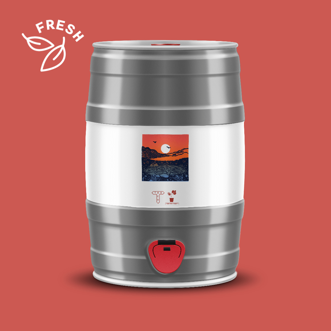 Pilgrimage | Harvest Ale 4 | Dark Mild w/ Manchester Hop Project | 4.0% | 5L Mini Cask - Track Brewing Company Limited
