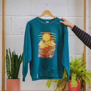 Brewers Cut Vintage Collection Sweatshirt - Sapa Golden Hour - Deep Teal - M/L