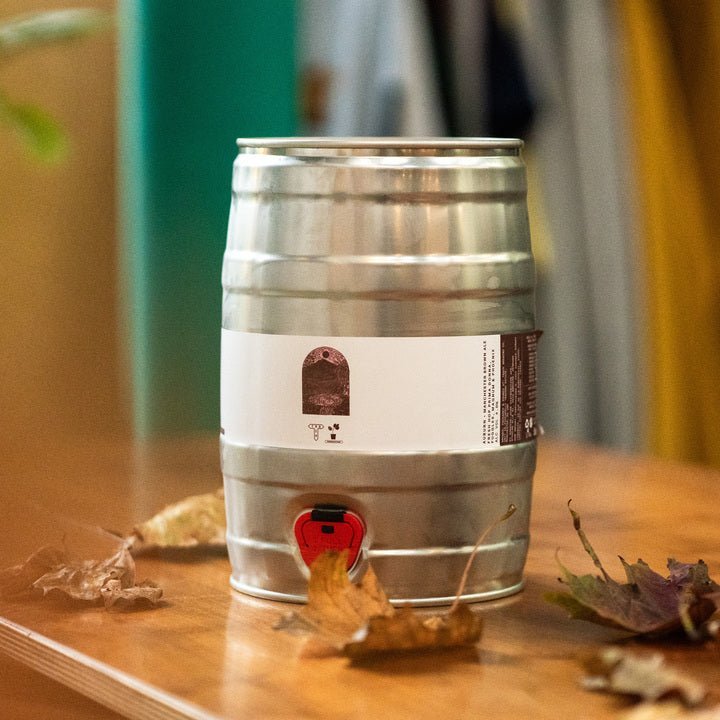 Auburn | Harvest Ale 3 | British Brown Ale w/ Manchester Hop Project | 4.8% | 5L Mini Cask - Track Brewing Company Limited