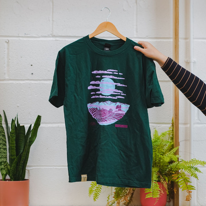 Brewers Cut Vintage Collection T-Shirt - Ground After Glow - Bottle Green - M/L