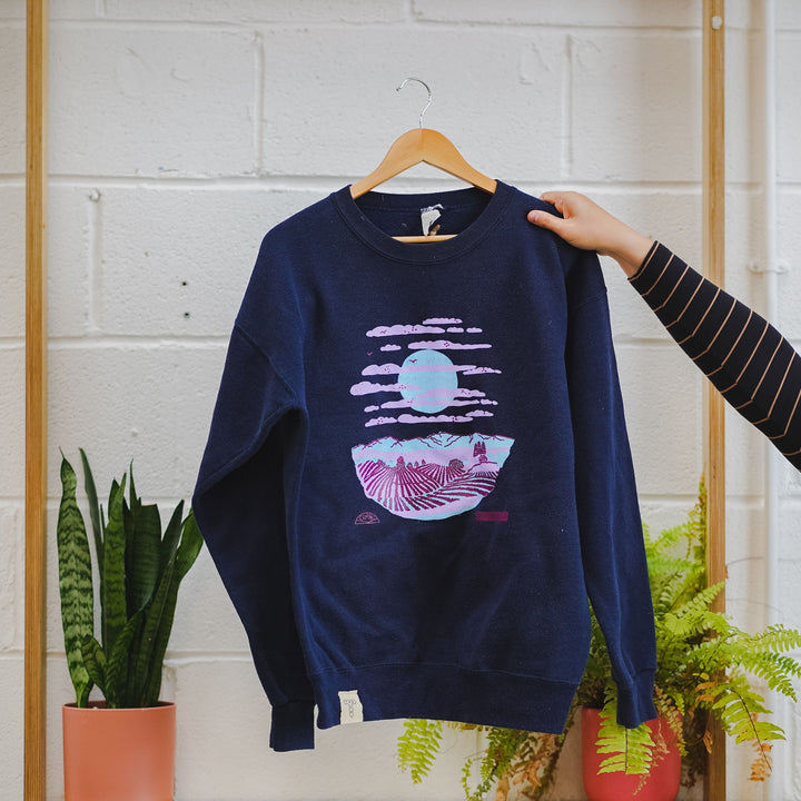 Brewers Cut Vintage Collection Sweatshirt - Ground After Glow - Midnight Blue - M/L