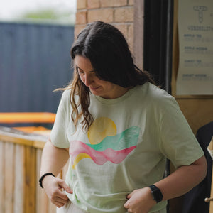 Taproom T-shirt - Stem Green - Track Brewing Company Limited