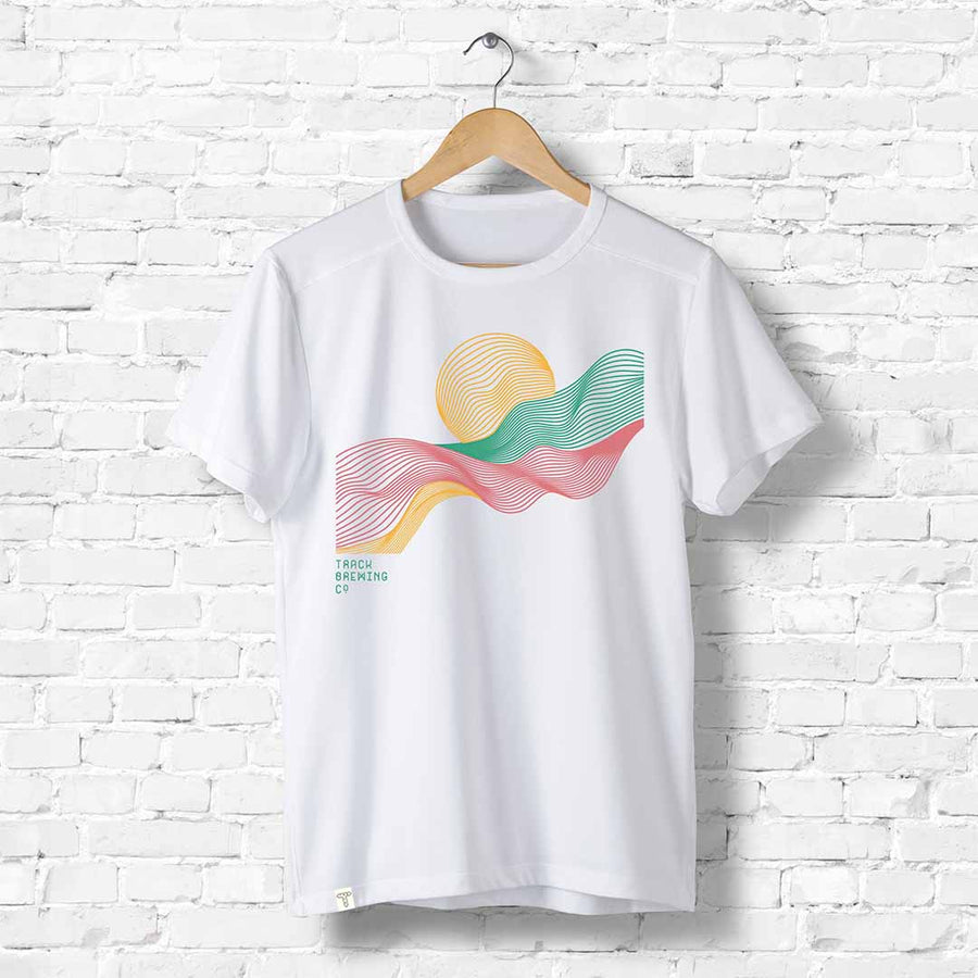 Taproom T-shirt - White **FRESH STOCK IN** - Track Brewing Company Limited