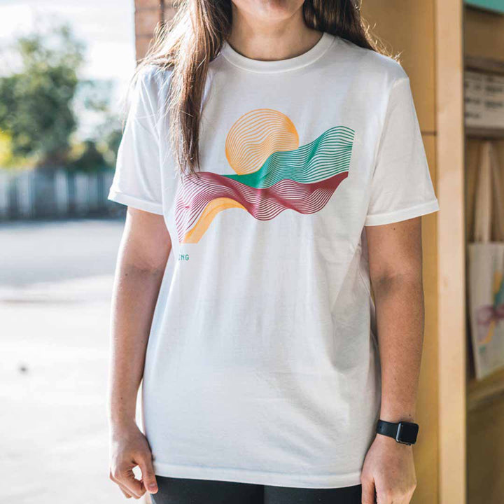Taproom T-shirt - White **FRESH STOCK IN** - Track Brewing Company Limited