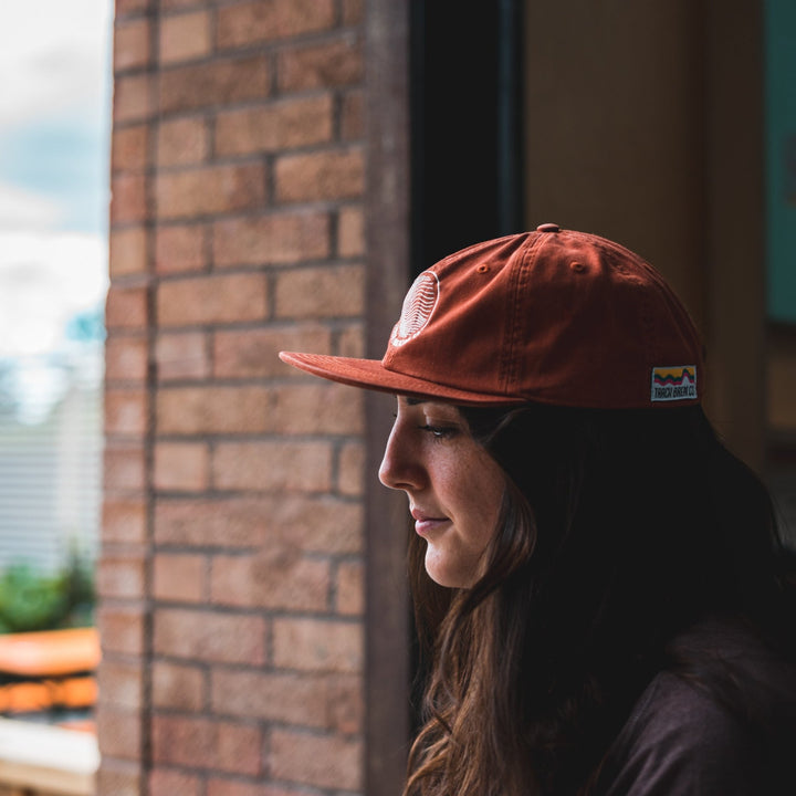 Wave Logo Cap - Copper w/ Off-white Embroidery - Track Brewing Company Limited